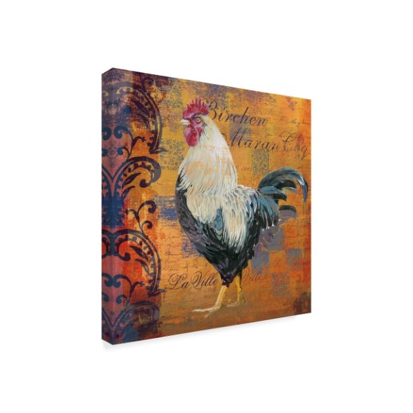 Art Licensing Studio 'White And Black Coq Motif' Canvas Art,35x35